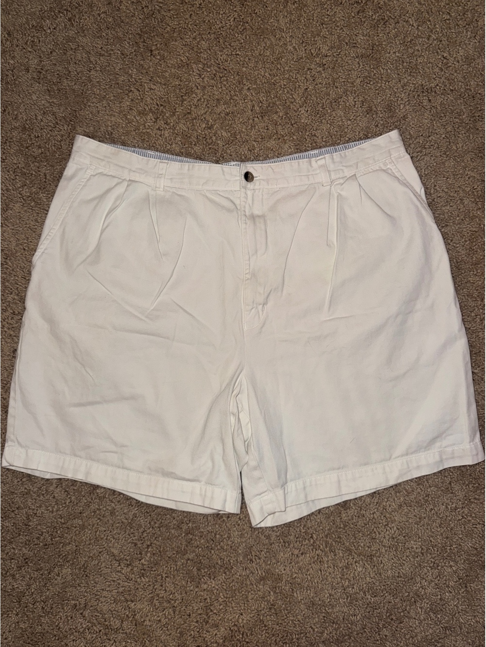 Architect White Cotton Shorts Size 38 Made in Zimbabwe
